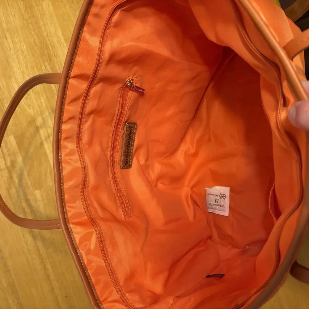 Montana West Purse Carry Tote Handbag Zip Orange‎ F5